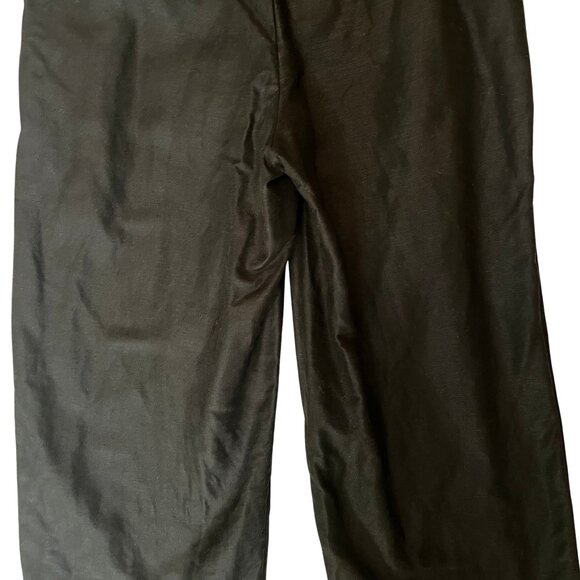 Aritzia Wilfred Linen Blend Effortless Pant • Black • US 2 - Picture 7 of 13